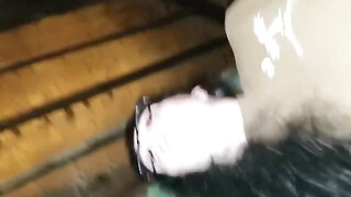 Black man cums in her cunt and her boyfriend fucks her cunt after