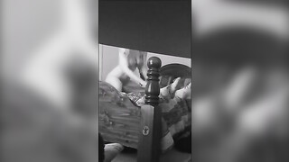 Cheated hubby installed hidden cam to watch vamp housewife banging BBC