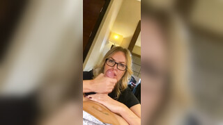 Suck and fuck with charming blonde middle-aged woman looking for a sexual fling