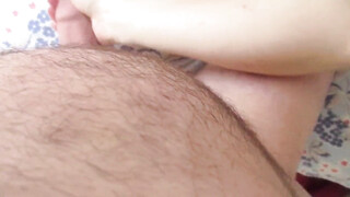 Partner penetrating wifes tight hole with his big cock